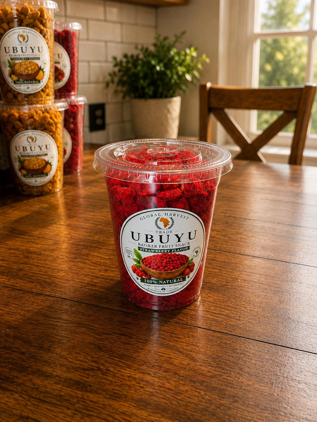Ubuyu Baobab Fruit Snack Strawberry Flavor